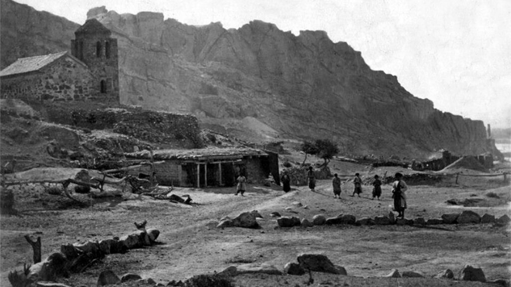روستای اوپلیستسیخه گرجستان نزدیک شهر گوری منطقه شیدا کارتلی قرن 19